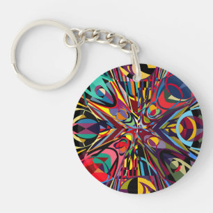 Deceptive Dimensions Keychain