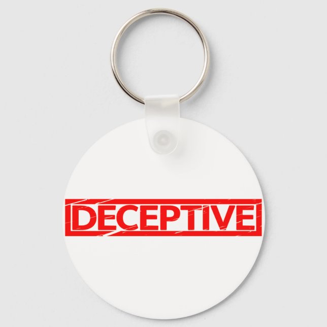 Deceptive Stamp Keychain (Front)
