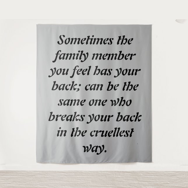 Deceptive Ties: The Pain of Betrayal Within Family Tapestry (Front)