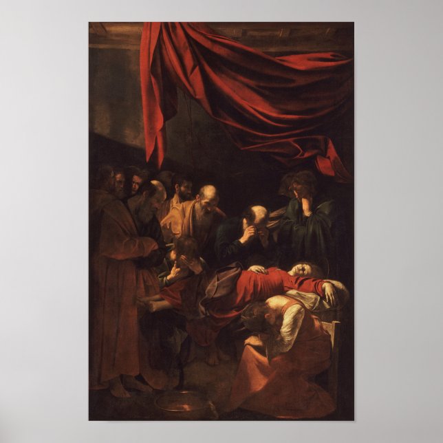 Décès de la Vierge par Caravaggio - Poster (Devant)