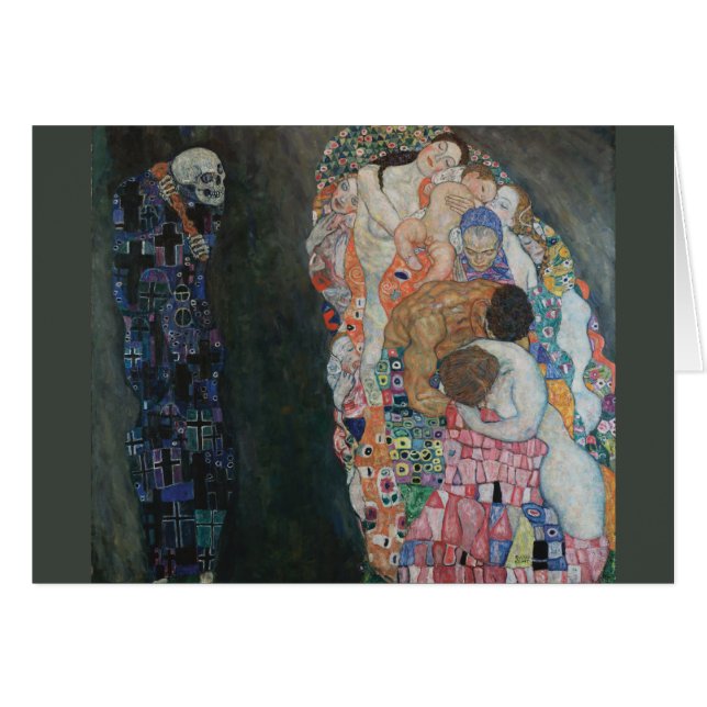 Décès et vie Gustav Klimt (Devant horizontal)