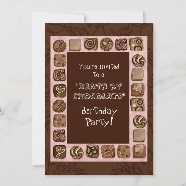 Décès par invitation à la fête d'anniversaire au c (Devant)