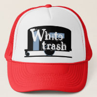 Déchets blancs potables de casquette de remorque