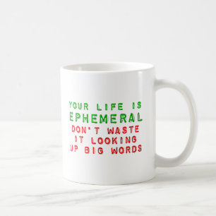 Déchets Vie À La Recherche De Gros Mots Drôle Mug
