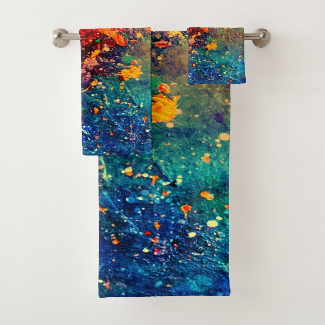 Déchirure psychédélique | Arc-en-ciel coloré Abstr (En situation)