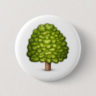 Deciduous tree - Emoji 2 Inch Round Button