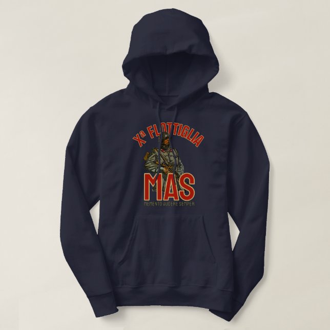 Decima Flottiglia MAS Hoodie (Design Front)