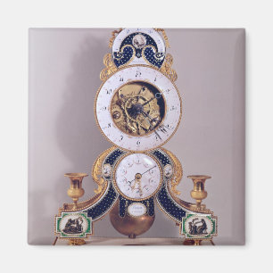 Decimal and duodecimal clock magnet