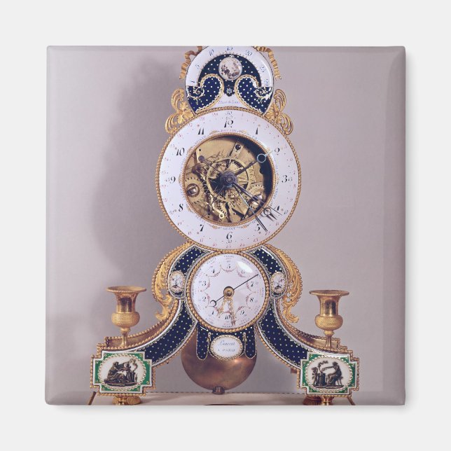 Decimal and duodecimal clock magnet (Front)