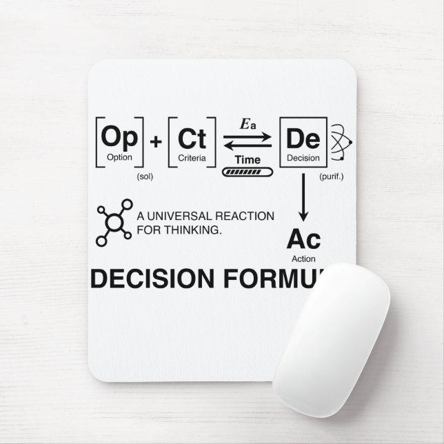 DECISION_FORMULA MOUSE PAD (With Mouse)