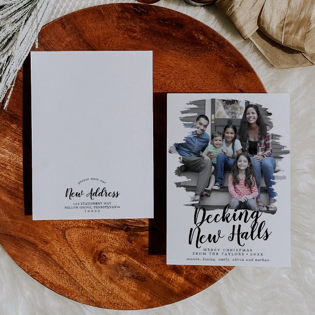 Deck Brossé Nouvelles Halls Déplacement Faire-part (Créateur téléchargé)