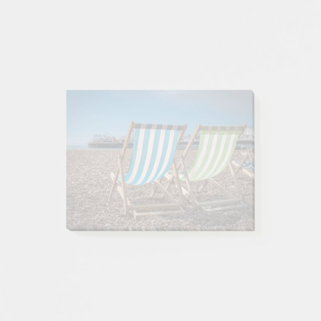 Deck Chairs Looking At The Sea Post-it Notes (Front)
