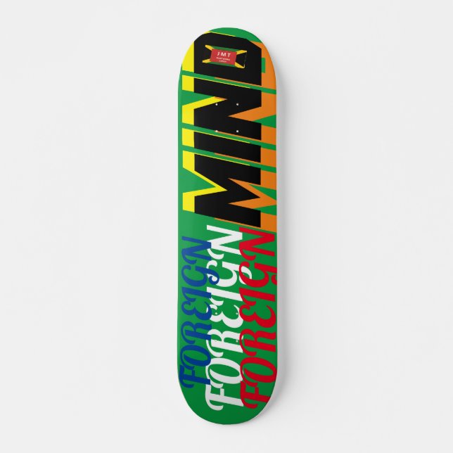 Deck de skateboard FOREIGN MIND 7 3/4" (Devant)