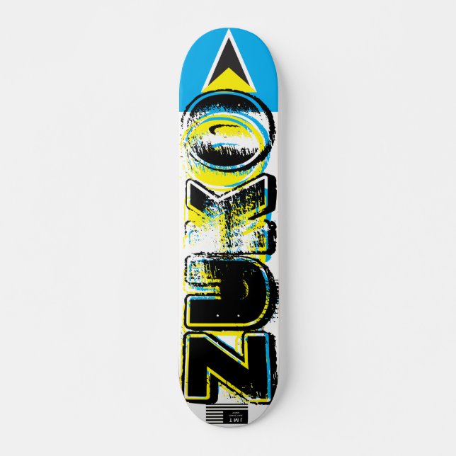 Deck de skateboard ZUKO 7 3/4" (Devant)