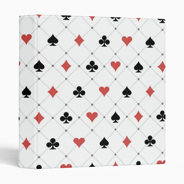 Deck of Cards Pattern Binder (Front/Spine)