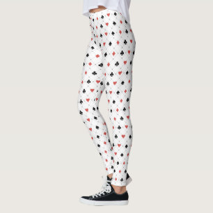 Deck of Cards Pattern Leggings