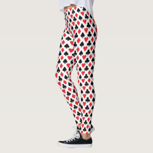 Deck of Cards Pattern Leggings