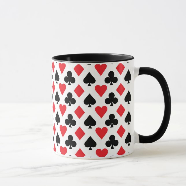 Deck of Cards Pattern Mug (Right)