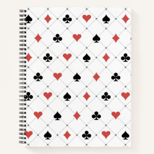 Deck of Cards Pattern Notebook
