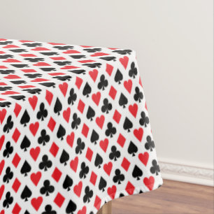 Deck of Cards Pattern Tablecloth