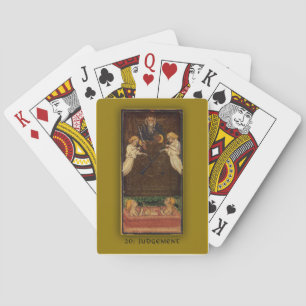 Deck of Cards with Visconti-Sforza Tarot JUDGEMENT