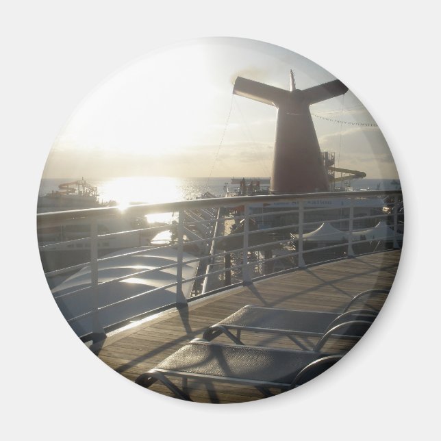 Deck of the Carnival Sensation Magnet (Front)