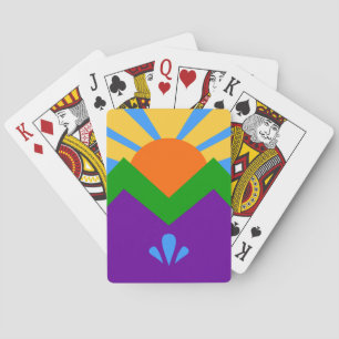 Deck Playing Cards with Flag of Manitou Springs