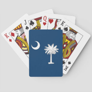 Deck Playing Cards with Flag of South Carolina