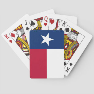 Deck Playing Cards with Flag of Texas, U.S.A.
