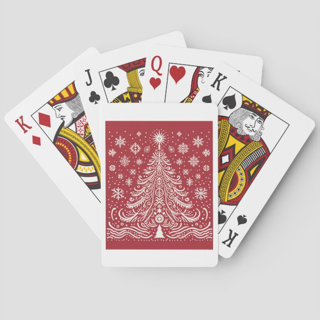 Deck the Deck: Christmas Tree Playing Cards Collec (Back)
