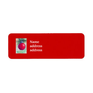 Deck the Halls Avery Return Address Labels