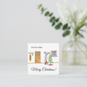 Deck The Halls Card