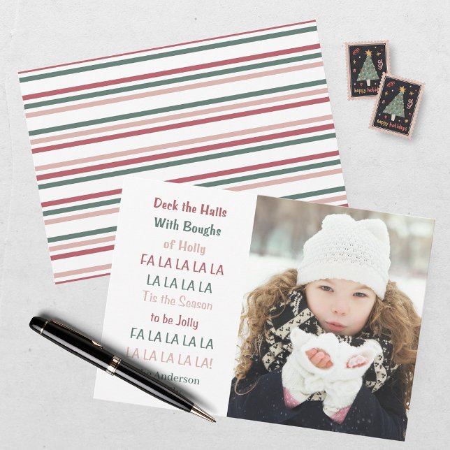 Deck The Halls Christmas Holiday Card (Creator Uploaded)
