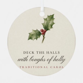 Deck the Halls Christmas Ornament