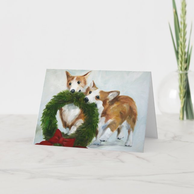 Deck The Halls Holiday Card (Front)