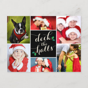 DECK THE HALLS HOLIDAY POST CARD