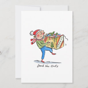 Deck the Halls Invitation