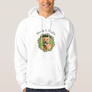Deck the Halls Pet Hoodie