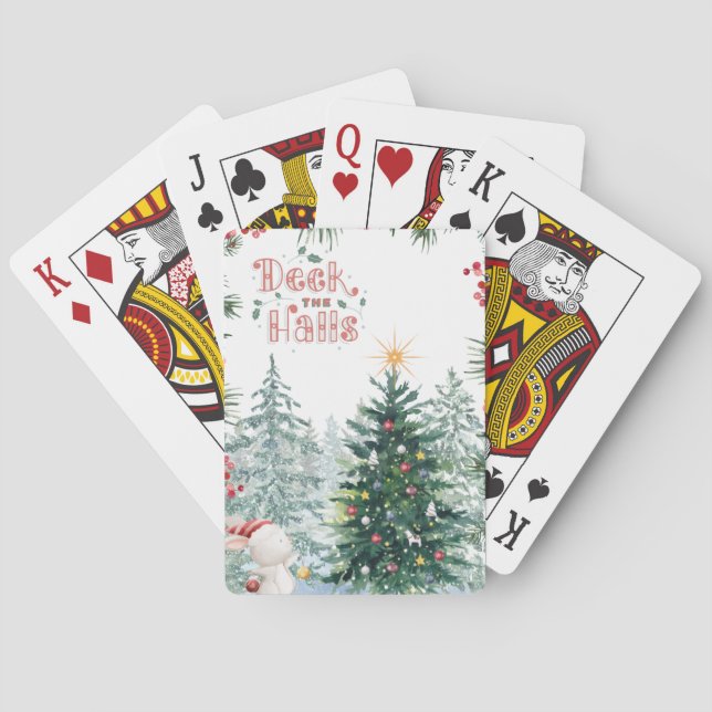 Deck the Halls Playing Cards (Back)