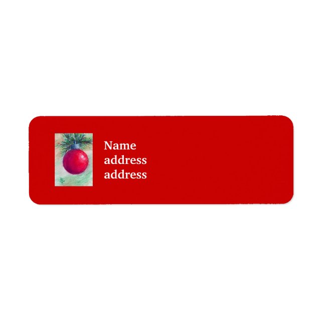 Deck the Halls Return Address Labels (Front)