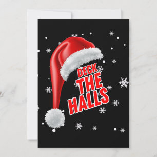 Deck The Halls Snow Collection Invitation