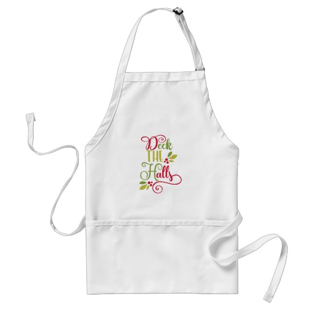 deck the halls standard apron (Front)