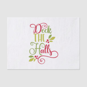 deck the halls tissue paper