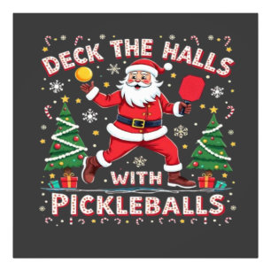 Deck The Halls With Pickleballs Photo Print