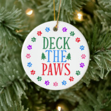 Deck the Paws Christmas Ornament