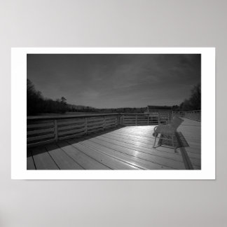 Deck Waterscape View Poster