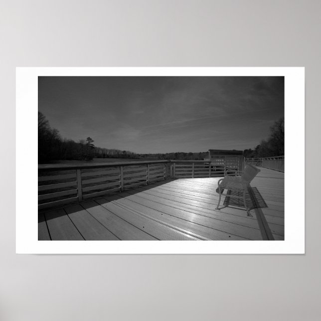 Deck Waterscape View Poster (Front)