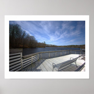 Deck Waterscape View Poster