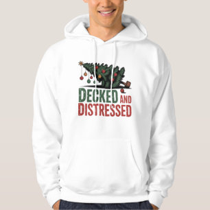 Decked and Distressed Festive Breakdown Mood Hoodie