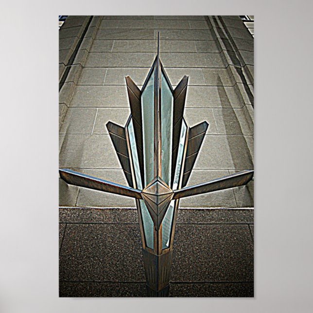 Decked Out In Deco (emboss) Poster (Front)